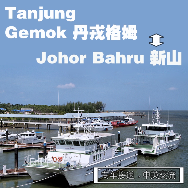 Johor Bahru Area to Tanjung Gemok (One Way) / 新山市区 到 丹戎格姆 码头 (单程)